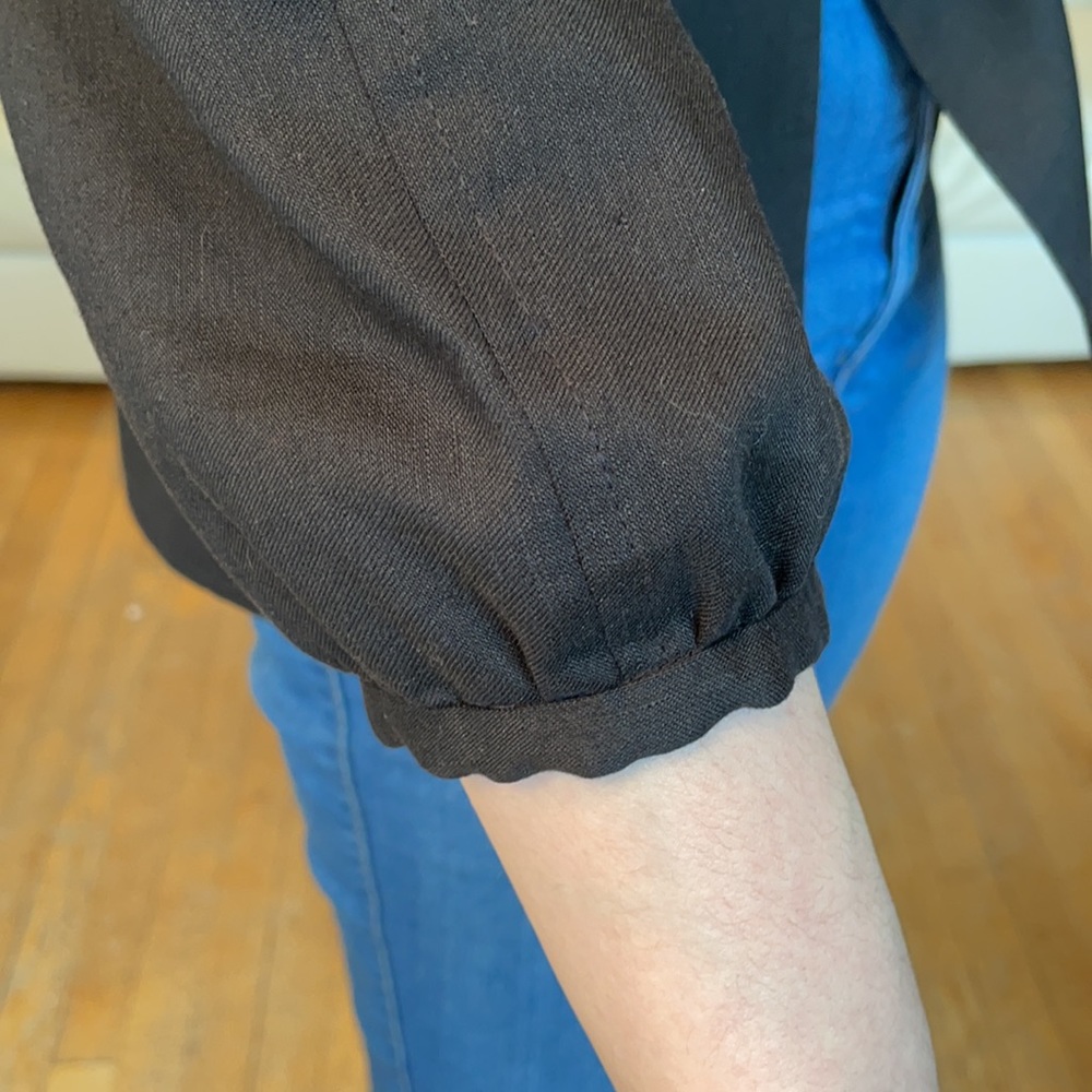 Talbots Single Button Black Jacket - image 4